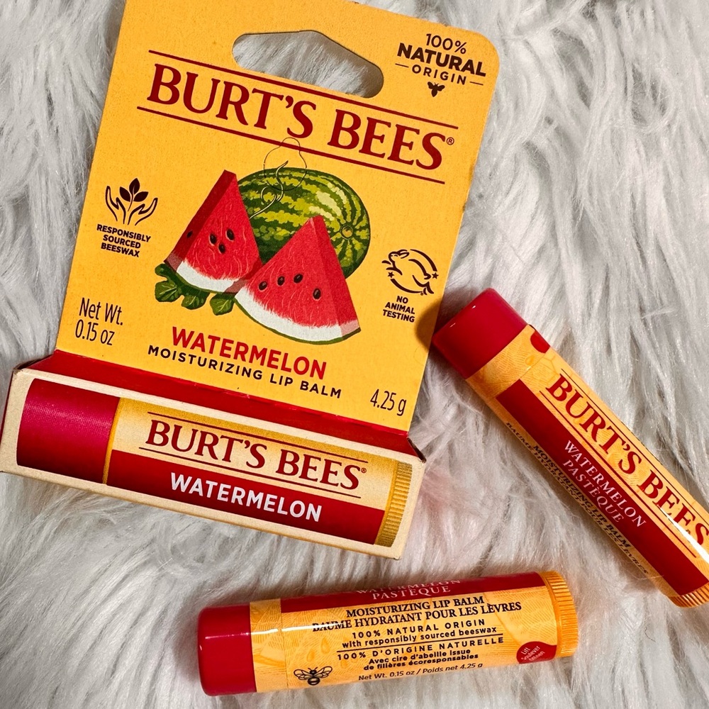 Burt’s Bees • 3 Watermelon Moisturizing Lip Balm